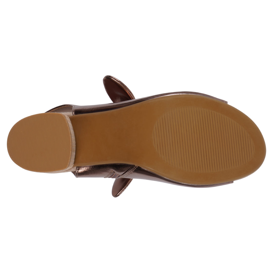 Women's Kimora Bronze Heeled Sandals