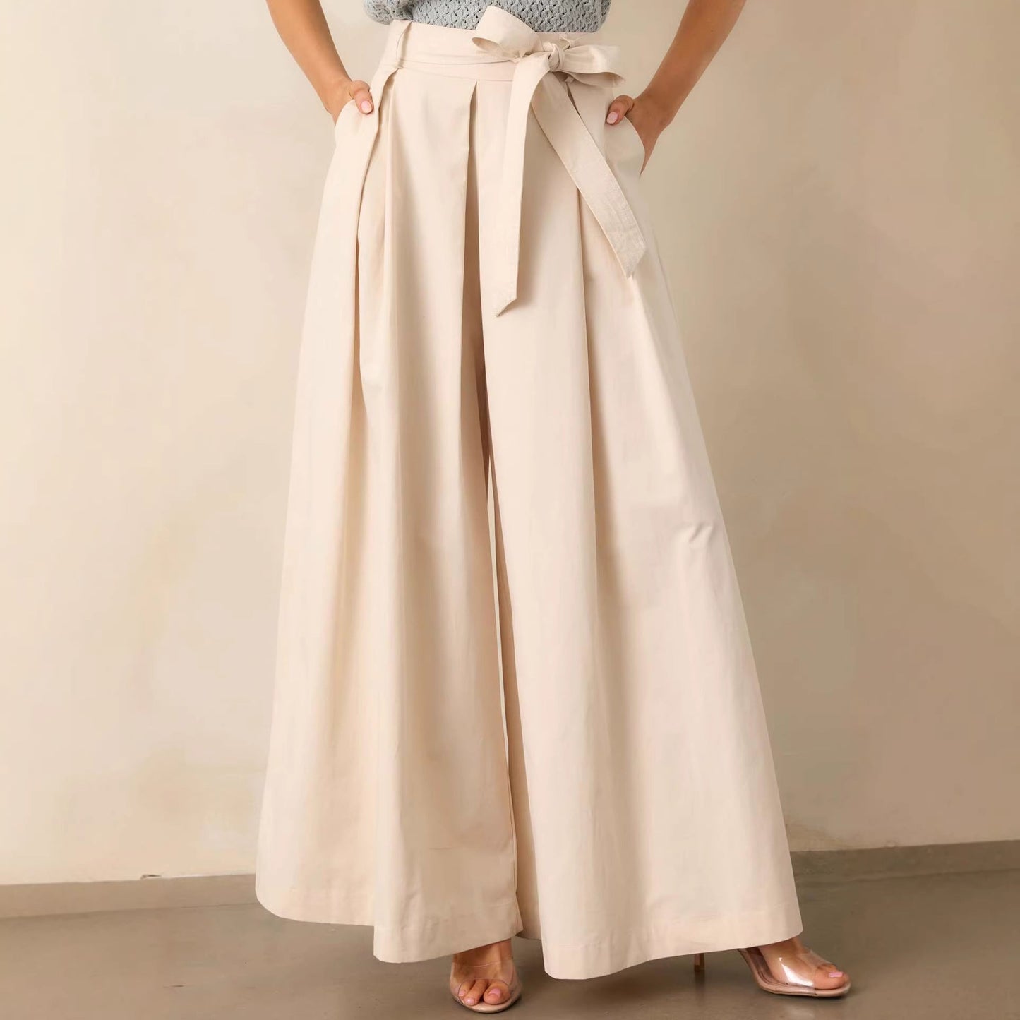 Apricot Straight Leg Pants